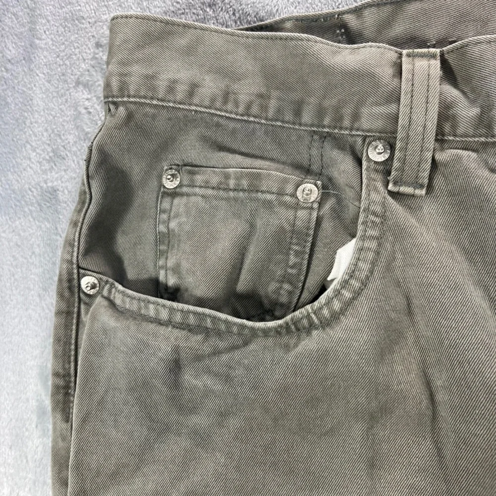 BANANA REPUBLIC Chinos Mens 40L Olive Green Cotton Twill Button‎ Fly USA